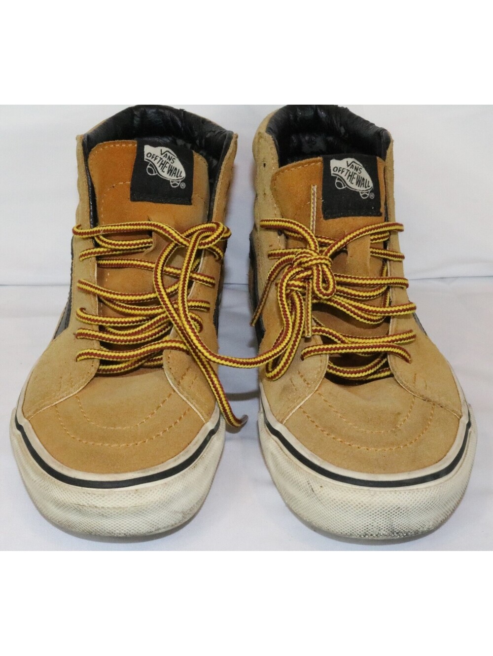 VANS SK8-HI PRO Brown Black Suede Skate Shoes 721454 Men’s Size 5 Women’s 6.5